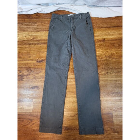 Lila Ryan Size 4 Cici Gray Straight Leg Pants - Picture 1 of 5
